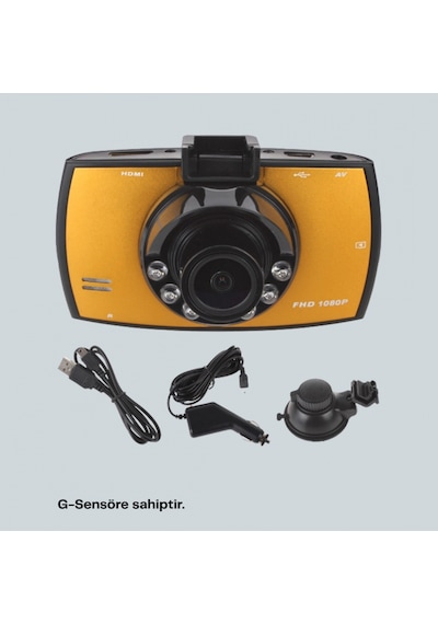 2.7 İnç Ekranlı Hd Araç Kamerası G-sensor Ve Hareket Algılama Destekli