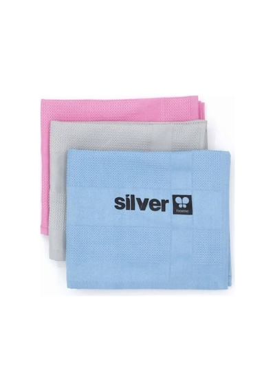 Silver Home Mikrofiber Dekoratif Cam Bezi Pk : 3 Adet Bezler 42 x 68 CM