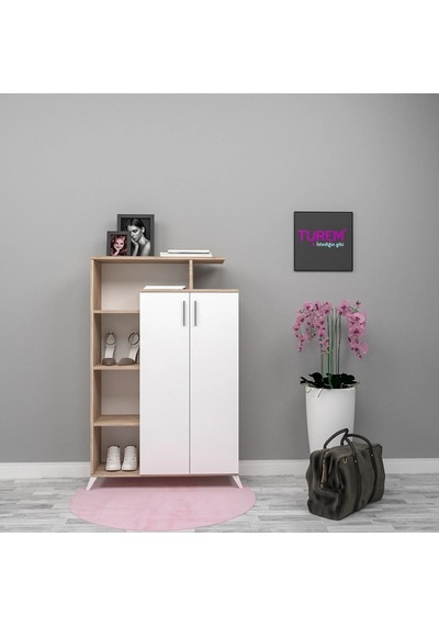 Home 2 Kapaklı Çok Amaçlı Dolap Suntalam Siyah