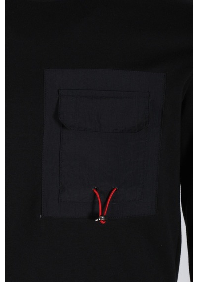 Erkek Sweatshirt Siyah Ön Cep Detaylı Relaxed Fit Double Face Crewneck Ncs Jeans 1640-siyah Siyah Erkek Sweatshirt Siyah Ön Cep Detaylı Relaxed Fit Double Face Crewneck Ncs Jeans 1640-siyah Siyah