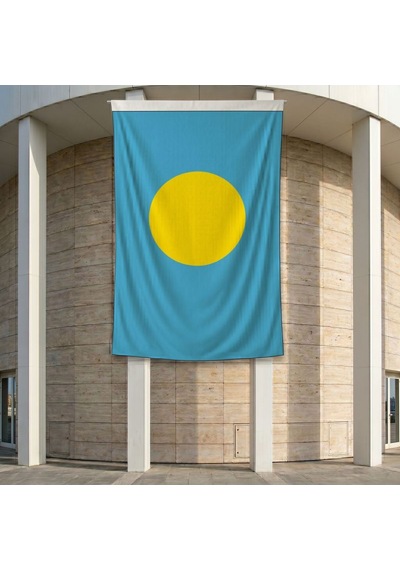 Palau Bayrağı 140gr Premium Raşel Kumaş 200x300 Cm Diğer