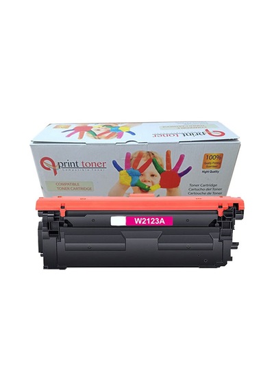 Qprint Toner Hp 212a W2123a Kırmızı Uyumlu  Toner Çipsiz M554 M555 Mfp M578