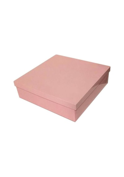 Komple Karton Kutu 35X35X10 Cm (10 Adet) Pembe N11.6790