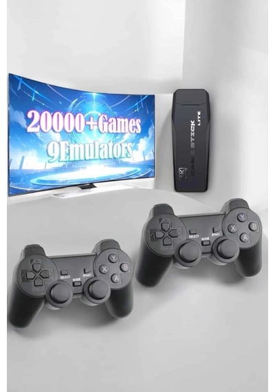 Mey İthalat 20.000 Oyunlu Premium Model Oyun Konsolu 8k Android Tv Hd Game Stick
