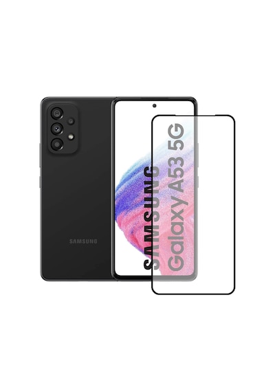 Bufalo Samsung Uyumlu Galaxy A53 Ekran Koruyucu 9D Temperli Cam - Siyah