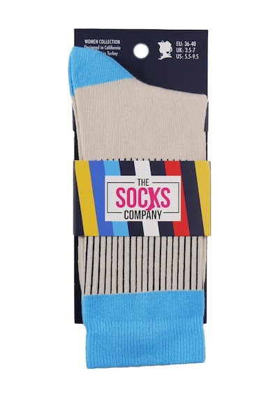The Socks Company Desenli Kadın Soket Çorap 276k Çok Renkli