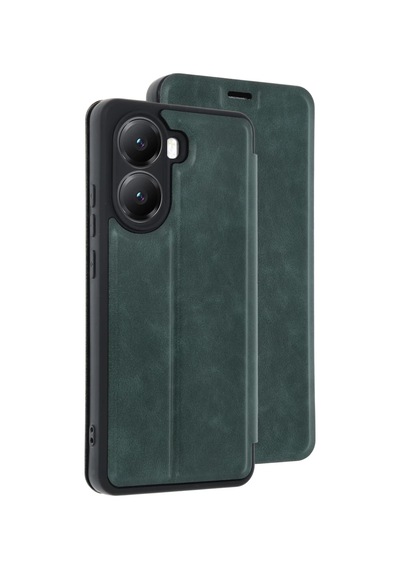Xiaomi Poco X7 Pro Uyumlu Kılıf Flip Cover - Koyu Yeşil
