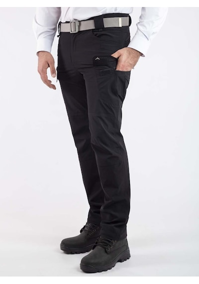 Vav Wear Outdoor Taktik Esnek Rahat Su İtici Erkek Pantolon Tacflex11 Siyah