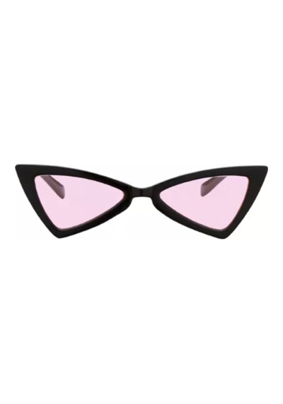 Krazzi Kelebek Siyah Kedi Güneş Gözlüğü- Pembe Cam