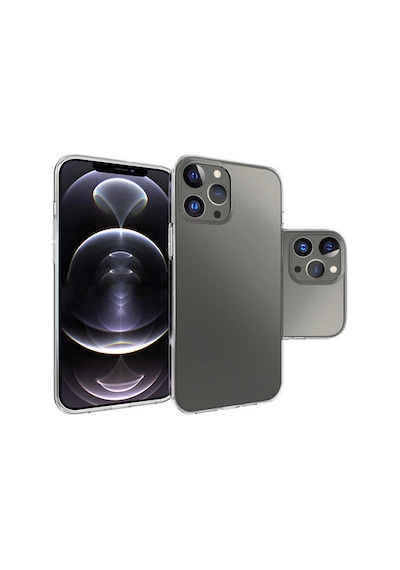 Apple Uyumlu iPhone 15 Pro Max Kılıf Zore Süper Silikon Kapak Renksiz