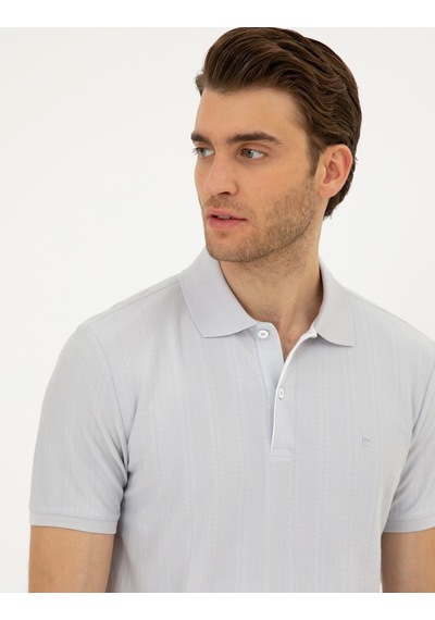 Pierre Cardin Erkek Açık Gri Tişört 50284327-vr001 Açık Gri Açik Gri
