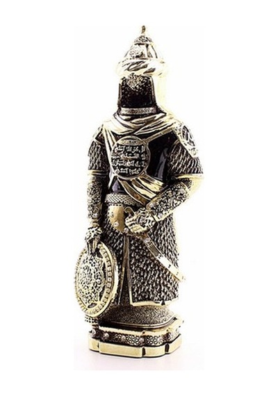 Zırhlı Cevşen Ayetli Asker Gold Biblo 3 Boyutlu Küçük Boy 24 Cm (511639151)