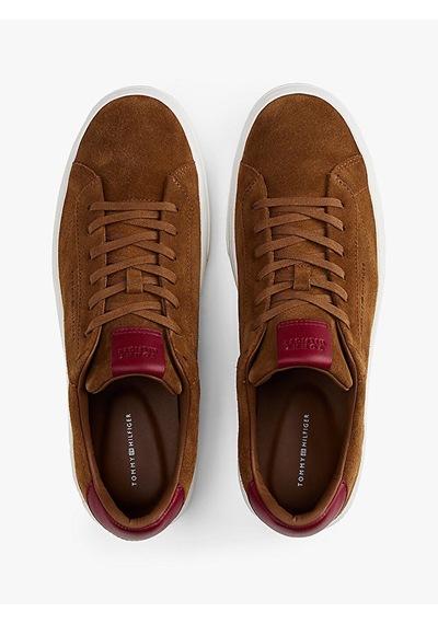 Tommy Hilfiger Premıum Dress Cupsole Suede Erkek Kahverengi Spor Ayakkabı - Fm0fm05573 Tommy Hilfiger Premıum Dress Cupsole Suede Erkek Kahverengi Spor Ayakkabı - Fm0fm05573