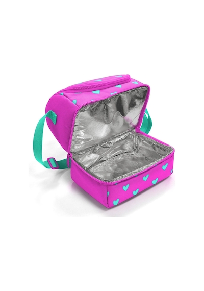 Coral High Kız Çocuk Pembe Su Yeşili Kalp Baskılı İki Katlı Okul Beslenme Çantası 37212 Pembe - Su Yeşili Coral High Kız Çocuk Pembe Su Yeşili Kalp Baskılı İki Katlı Okul Beslenme Çantası 37212 Pembe - Su Yeşili