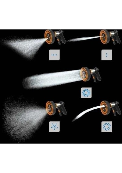 Fiskars 1067195 Fibercomp 5 Fonksiyonlu Sulama Tabancası