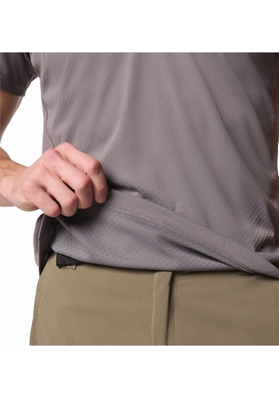 Columbia Zero Rules Light Erkek Kısa Kollu Polo T-shirt-6548 Koyu Gri