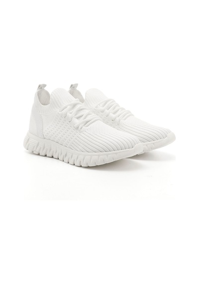 Gönderi(R) Gönderi R Beyaz Triko Bağcıklı Memory Foam Tabanlıklı Comfort Sneaker Beyaz