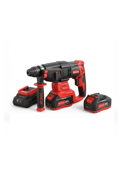 Sencan D722602S 028-RE0031 Sds Plus 20V 4.0AH Çift Akülü Kömürsüz Motorlu Akülü Kırıcı Delici