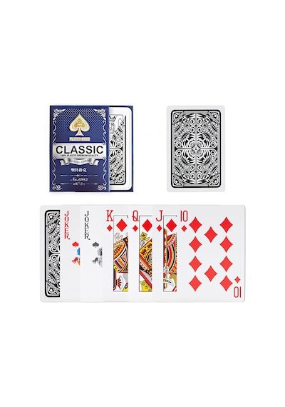 Pvc Plastik Siyah Su Geçirmez Poker İskambil Oyun Kağıdı Rd63sy