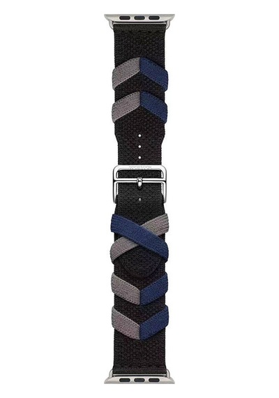 Watch 44mm Krd-97 Sarmal Örgü Tasarımlı Kordon