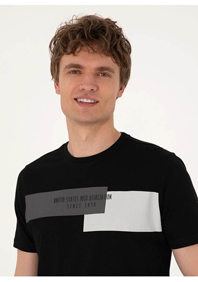U.S. Polo Assn. Senka Siyah Erkek T-shirt 2104733 L