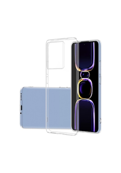 Xiaomi Uyumlu Redmi Note 13 Pro 4g Kapak 1mm Süper Silikon Şeffaf Kılıf