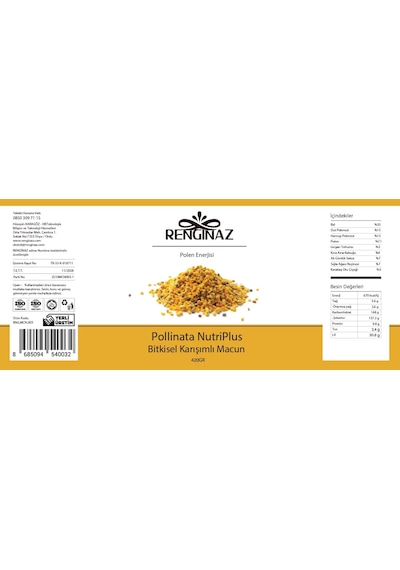 Pollinata Nutriplus Bitkisel Karışımlı Macun 420 Gr