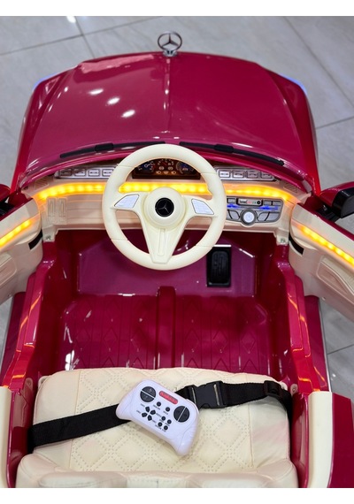 12 Volt Mercedes S600 Metalik Pembe