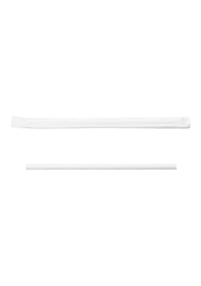 Kağıt Pipet Beyaz Sargılı 6x215mm 100 Adet 100 Adet