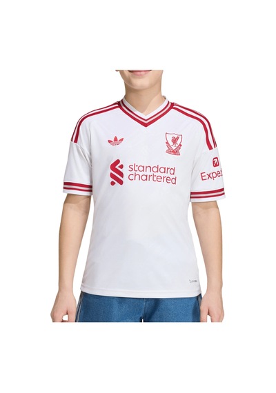 Adidas Kb8302 Lfc A Jsy Y Liverpool 26-27 Çocuk Forması Beyaz