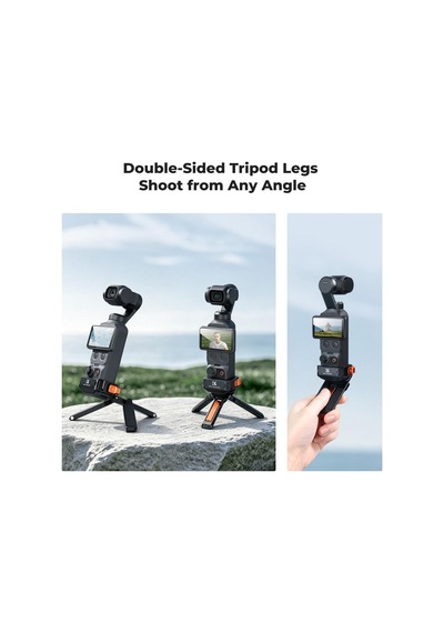 K&f Concept Osmo Pocket 3/4 Için Manyetik Metal Genişleme Çerçevesi, Mini Tripod, Askı