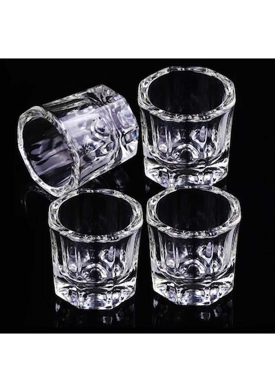 Protez Tırnak Akrilik Sistem için Liquid Cam Kabı 4 Adet