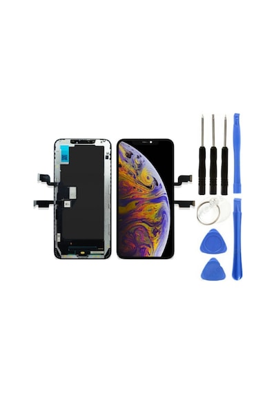 Apple Uyumlu iPhone Xs Max Soft Oled Lcd Dokunmatik Ekran + Tamir Seti