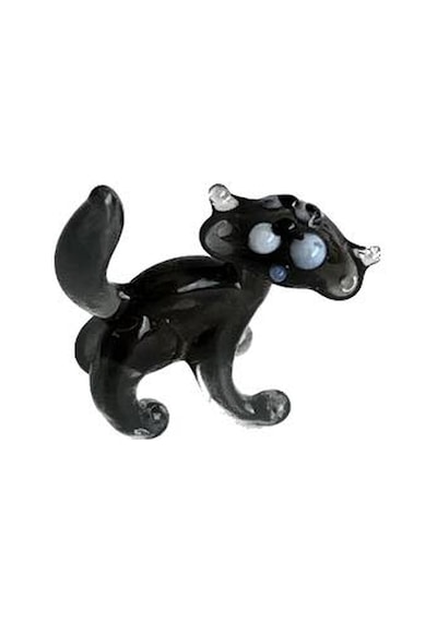 El Yapımı Mini Murano Cam Kedi Biblo A115-04
