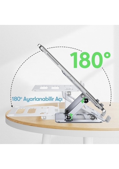 Earldom Eh204 Ayarlanabilir Metal Laptop Ve Tablet Standı