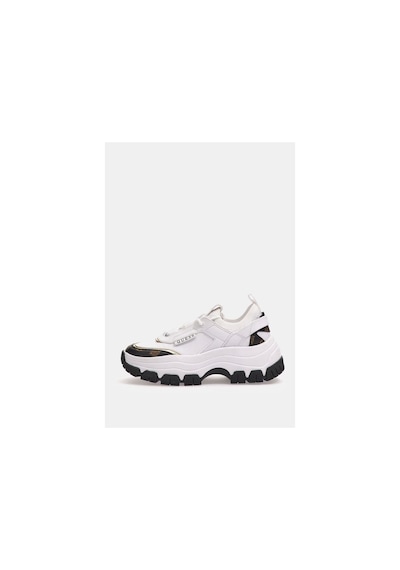 Guess Kadın Braydin Logolu Beyaz Sneaker Beyaz