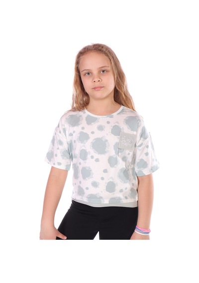 Toontoy Kids Toontoy Kız Çocuk Im Fıne Nakışlı Batik Tişört Açık Yeşil Toontoy Kids Toontoy Kız Çocuk Im Fıne Nakışlı Batik Tişört Açık Yeşil