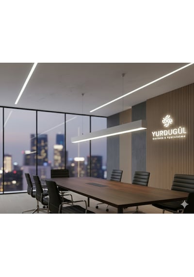 100 Cm Alüminyum Beyaz Kasa Lineer Aydınlatma 4000k Diğer