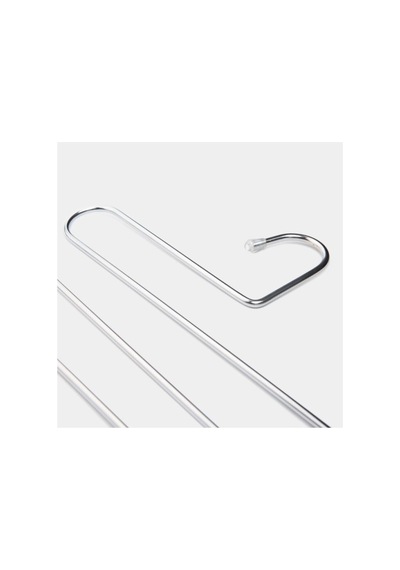 Pantolon Askısı Metal Askı Kravat Eşarp Askısı 6lı Set Beyaz