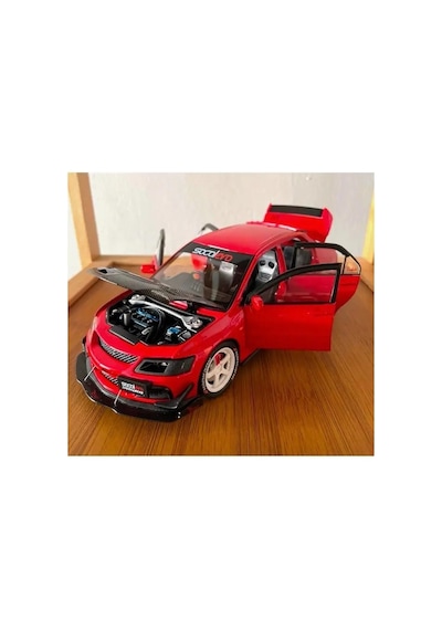 Hobbiez World Mitsubishi Lancer Evolution Kırmızı 1:24 Ölçekli Model Araba