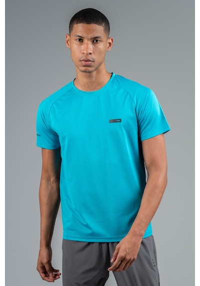 Maraton Regular Erkek Bisiklet Yaka Mavi T-shirt Mavi