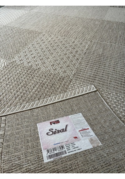 Sisal Halı Salon, Oturma, Yatak Odası Halısı 160x230 Desen Kodu 79269-071 Bej