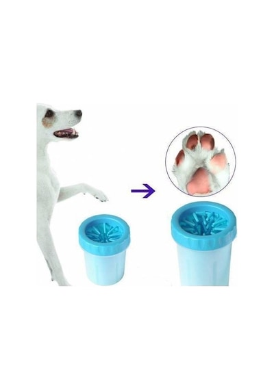 Pembe Karınca Soft Gentle Köpek Pati Yıkama Temizleme Aparatı Küçük Boy 11 x 9 CM