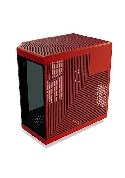 Hyte Y70 Touch Black Cherry Temperli Cam Usb 3.2 E-atx Dual Chamb Bilgisayar Kasası
