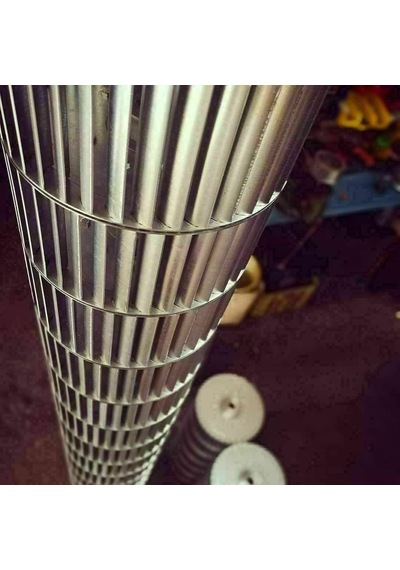 Çap 133 Boy 70 Delik 12.7 Mm Sol Yön Radyal Fan Pervanesi