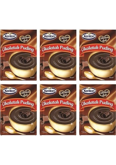 Kenton Puding Çikolatalı 100 Gr x 6'lı Paket