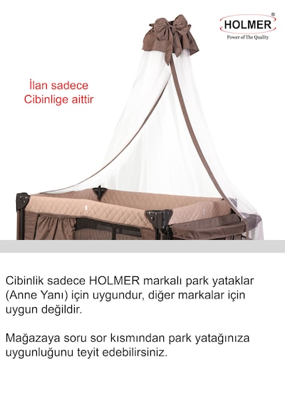 Holmer Lüks Cibinlik Holmer Anne Yanı Ve Park Yataklar İçin