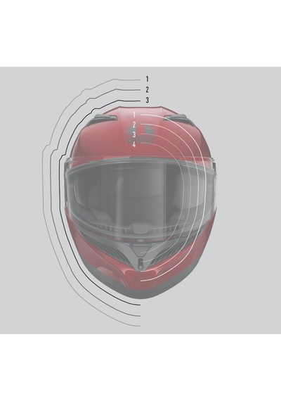 Agv Kask K 3 Grey Yellow Red Xl Renli