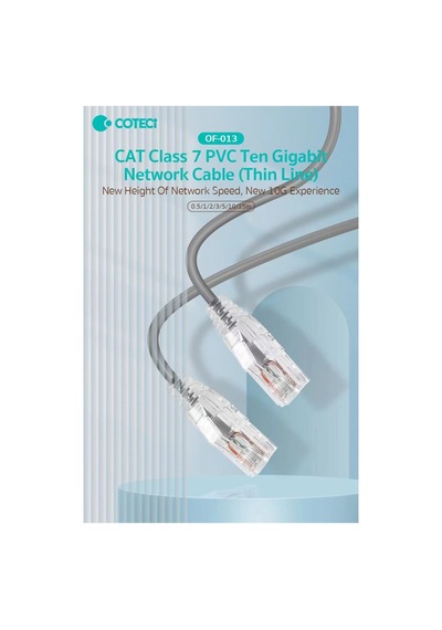 15 Metre Cat7 Ethernet Kablosu 10gbps 600mhz Slim İnce Rj45 Yüksek Hızlı İnternet Modem Kablosu