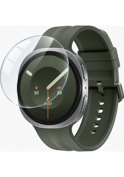 Samsung Galaxy Watch 9 44mm Uyumlu Kolay Kurulum Aparatlı Temperli Cam Ekran Koruyucu